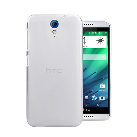 Custodia Crystal Trasparente Rigida per HTC Desire 620 Bianco