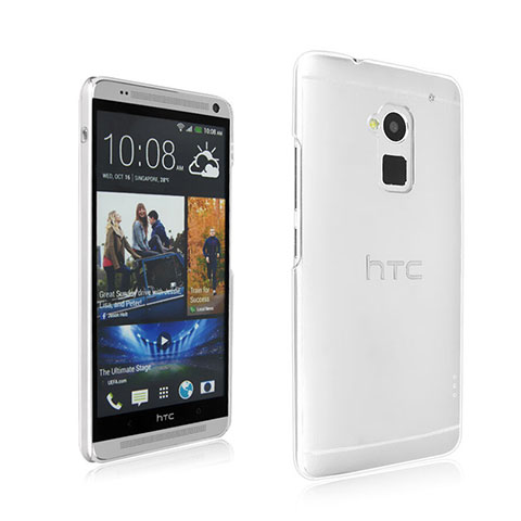 Custodia Crystal Trasparente Rigida per HTC One Max Chiaro