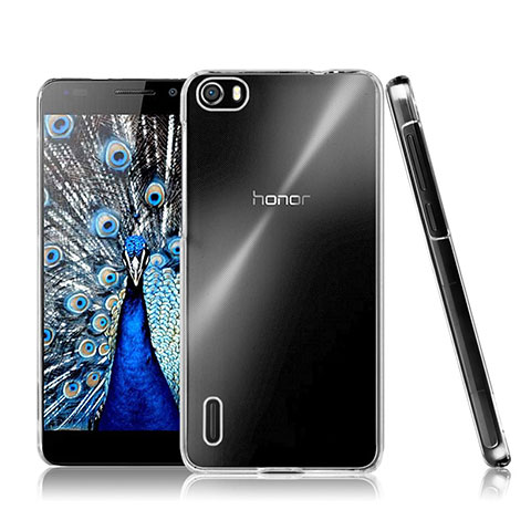 Custodia Crystal Trasparente Rigida per Huawei Honor 6 Chiaro