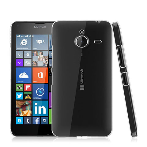 Custodia Crystal Trasparente Rigida per Microsoft Lumia 640 XL Lte Chiaro