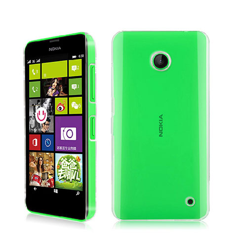 Custodia Crystal Trasparente Rigida per Nokia Lumia 630 Chiaro