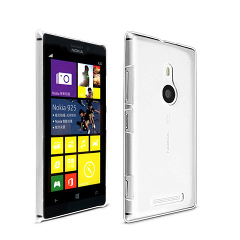 Custodia Crystal Trasparente Rigida per Nokia Lumia 925 Chiaro