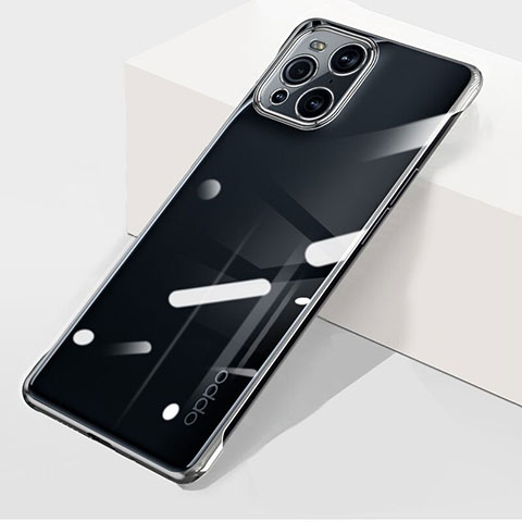 Custodia Crystal Trasparente Rigida per Oppo Find X3 Pro 5G Chiaro