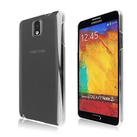 Custodia Crystal Trasparente Rigida per Samsung Galaxy Note 3 N9000 Chiaro