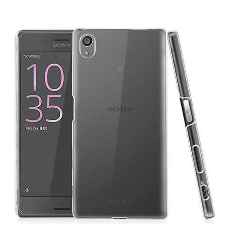 Custodia Crystal Trasparente Rigida per Sony Xperia X Chiaro