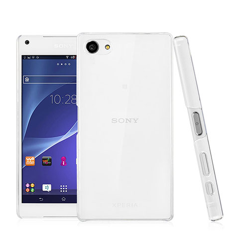 Custodia Crystal Trasparente Rigida per Sony Xperia Z5 Compact Chiaro