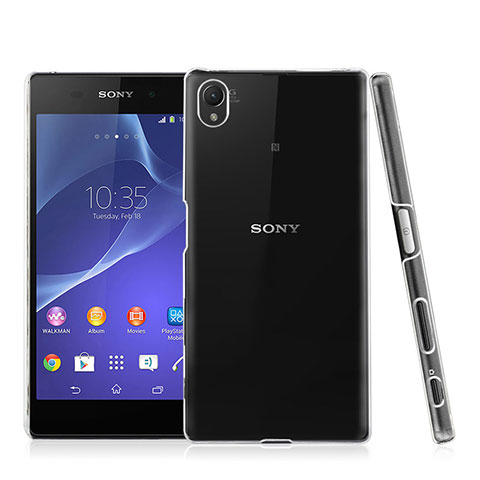 Custodia Crystal Trasparente Rigida per Sony Xperia Z5 Premium Chiaro