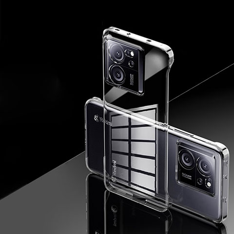Custodia Crystal Trasparente Rigida Senza Cornice Cover T02 per Xiaomi Mi 13T 5G Chiaro