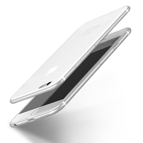 Custodia Crystal Trasparente Rigida T01 per Apple iPhone 6 Plus Chiaro