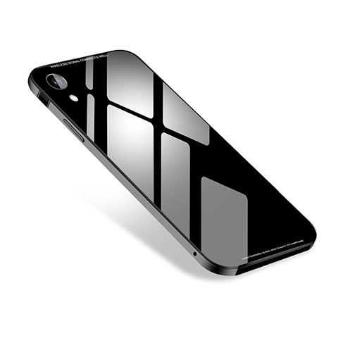 Custodia Lusso Alluminio Cover M01 per Apple iPhone XR Nero
