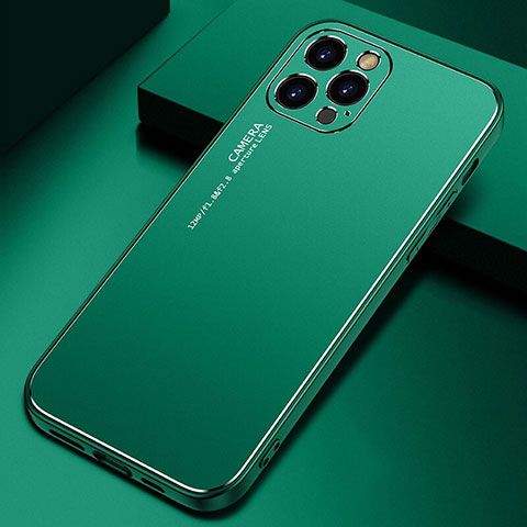Custodia Lusso Alluminio Cover M04 per Apple iPhone 15 Pro Max Verde