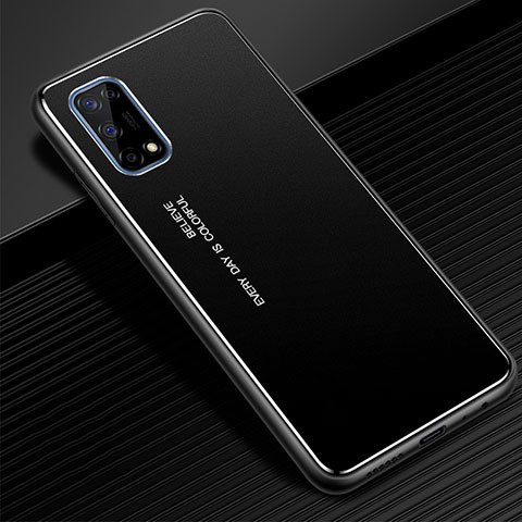 Custodia Lusso Alluminio Cover per Realme X7 Pro 5G Nero