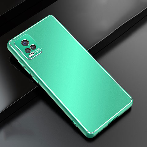 Custodia Lusso Alluminio Cover per Vivo V20 Pro 5G Verde