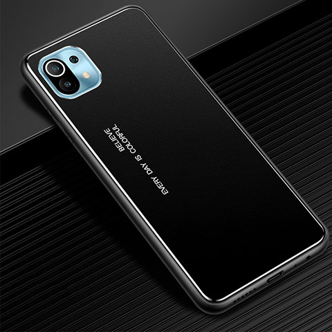 Custodia Lusso Alluminio Cover per Xiaomi Mi 11 5G Nero