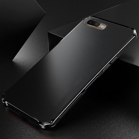 Custodia Lusso Alluminio Cover T01 per Oppo RX17 Neo Nero