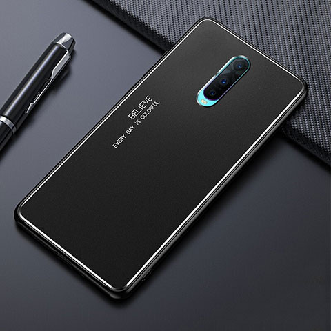 Custodia Lusso Alluminio Cover T02 per Oppo RX17 Pro Nero