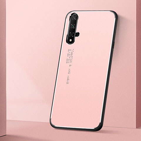 Custodia Lusso Alluminio Cover T04 per Huawei Honor 20 Rosa