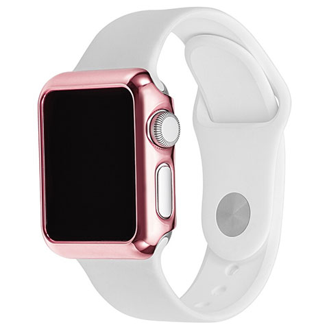 Custodia Lusso Alluminio Laterale C03 per Apple iWatch 2 42mm Rosa