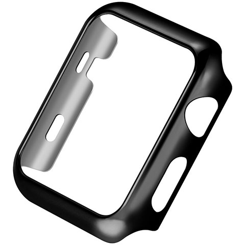 Custodia Lusso Alluminio Laterale C03 per Apple iWatch 3 42mm Nero