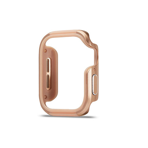 Custodia Lusso Alluminio Laterale Cover per Apple iWatch 5 40mm Oro