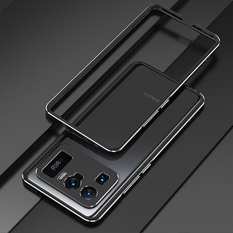 Custodia Lusso Alluminio Laterale Cover per Xiaomi Mi 11 Ultra 5G Nero