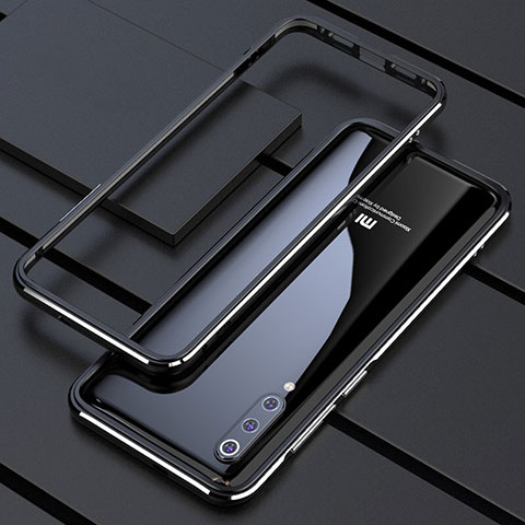 Custodia Lusso Alluminio Laterale Cover per Xiaomi Mi 9 Nero