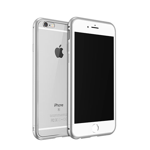 Custodia Lusso Laterale Alluminio per Apple iPhone 6S Argento