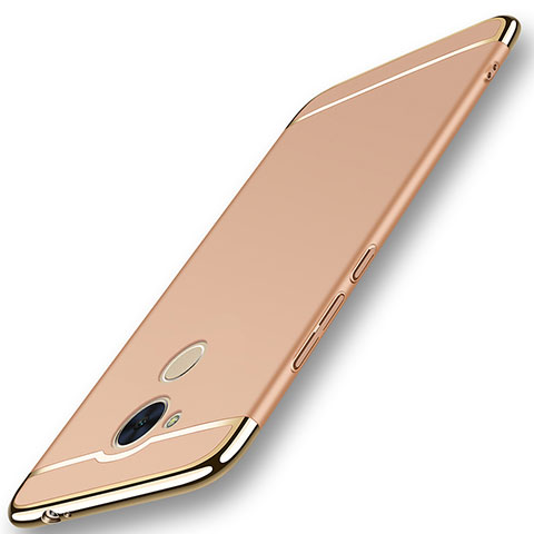 Custodia Lusso Metallo Laterale e Plastica Cover M01 per Huawei Enjoy 6S Oro