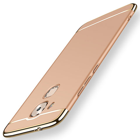 Custodia Lusso Metallo Laterale e Plastica Cover M01 per Huawei Mate 7 Oro