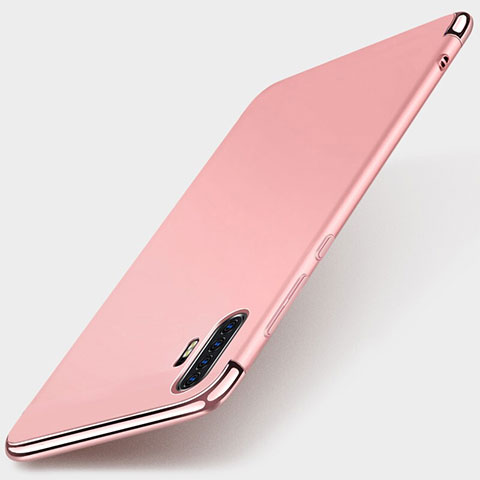 Custodia Lusso Metallo Laterale e Plastica Cover M01 per Huawei P30 Pro New Edition Oro Rosa