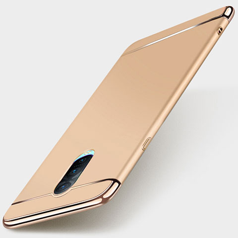 Custodia Lusso Metallo Laterale e Plastica Cover M01 per Oppo RX17 Pro Oro