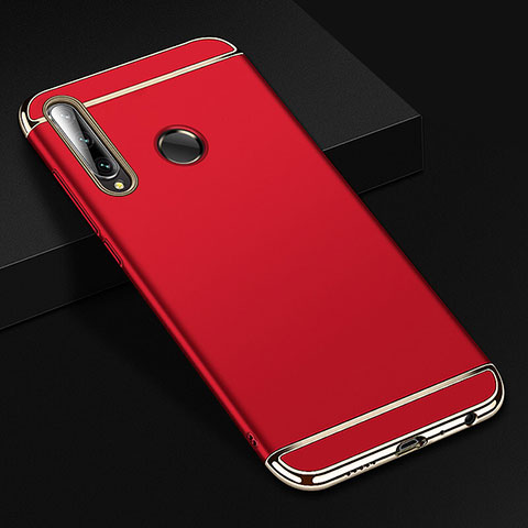 Custodia Lusso Metallo Laterale e Plastica Cover T01 per Huawei Honor 20i Rosso