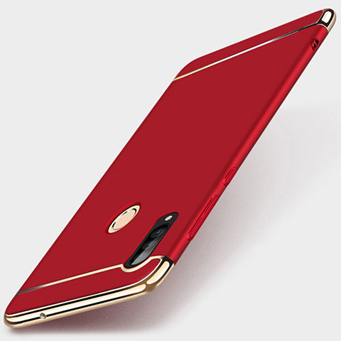 Custodia Lusso Metallo Laterale e Plastica Cover T01 per Huawei Nova 4e Rosso