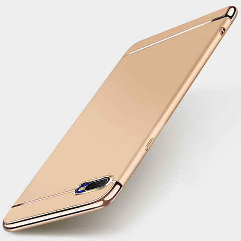 Custodia Lusso Metallo Laterale e Plastica Cover T01 per Oppo K1 Oro