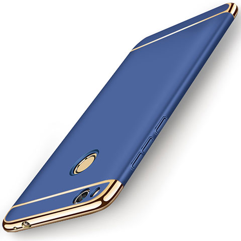 Custodia Lusso Metallo Laterale e Plastica per Huawei Honor 8 Lite Blu