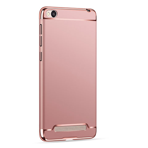 Custodia Lusso Metallo Laterale e Plastica per Xiaomi Redmi 4A Oro Rosa