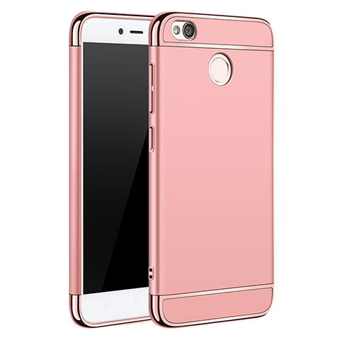 Custodia Lusso Metallo Laterale e Plastica per Xiaomi Redmi 4X Oro Rosa