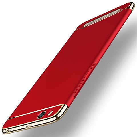 Custodia Lusso Metallo Laterale e Plastica per Xiaomi Redmi 5A Rosso