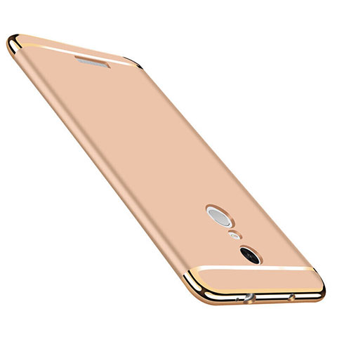 Custodia Lusso Metallo Laterale e Plastica per Xiaomi Redmi Note 3 MediaTek Oro