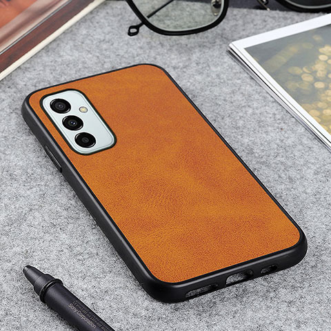 Custodia Lusso Pelle Cover B08H per Samsung Galaxy F23 5G Marrone