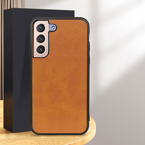 Custodia Lusso Pelle Cover B08H per Samsung Galaxy S25 Plus 5G Marrone