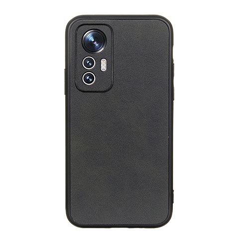 Custodia Lusso Pelle Cover B08H per Xiaomi Mi 12 Lite 5G Nero