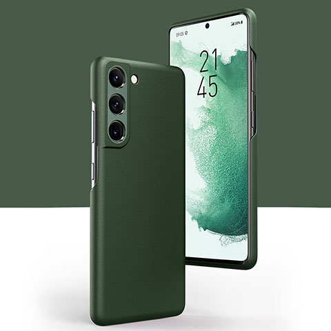 Custodia Lusso Pelle Cover C04 per Samsung Galaxy S21 5G Verde