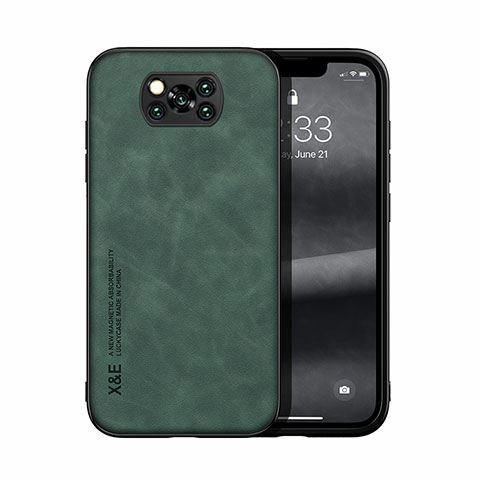 Custodia Lusso Pelle Cover DY1 per Xiaomi Poco X3 NFC Verde