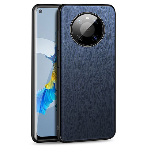 Custodia Lusso Pelle Cover K01 per Huawei Mate 40E 5G Blu