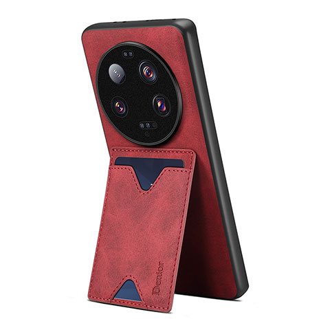 Custodia Lusso Pelle Cover MT2 per Xiaomi Mi 13 Ultra 5G Rosso