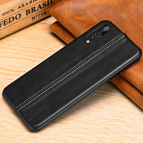 Custodia Lusso Pelle Cover P02 per Huawei P20 Pro Nero