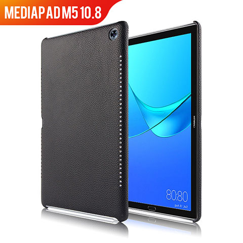 Custodia Lusso Pelle Cover per Huawei MediaPad M5 10.8 Nero