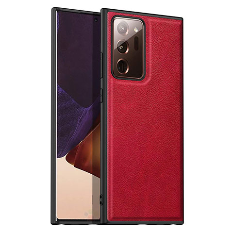 Custodia Lusso Pelle Cover per Samsung Galaxy Note 20 Ultra 5G Rosso