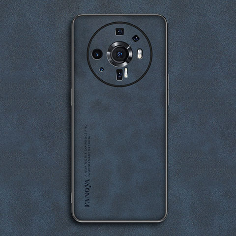 Custodia Lusso Pelle Cover per Xiaomi Mi 12 Ultra 5G Blu
